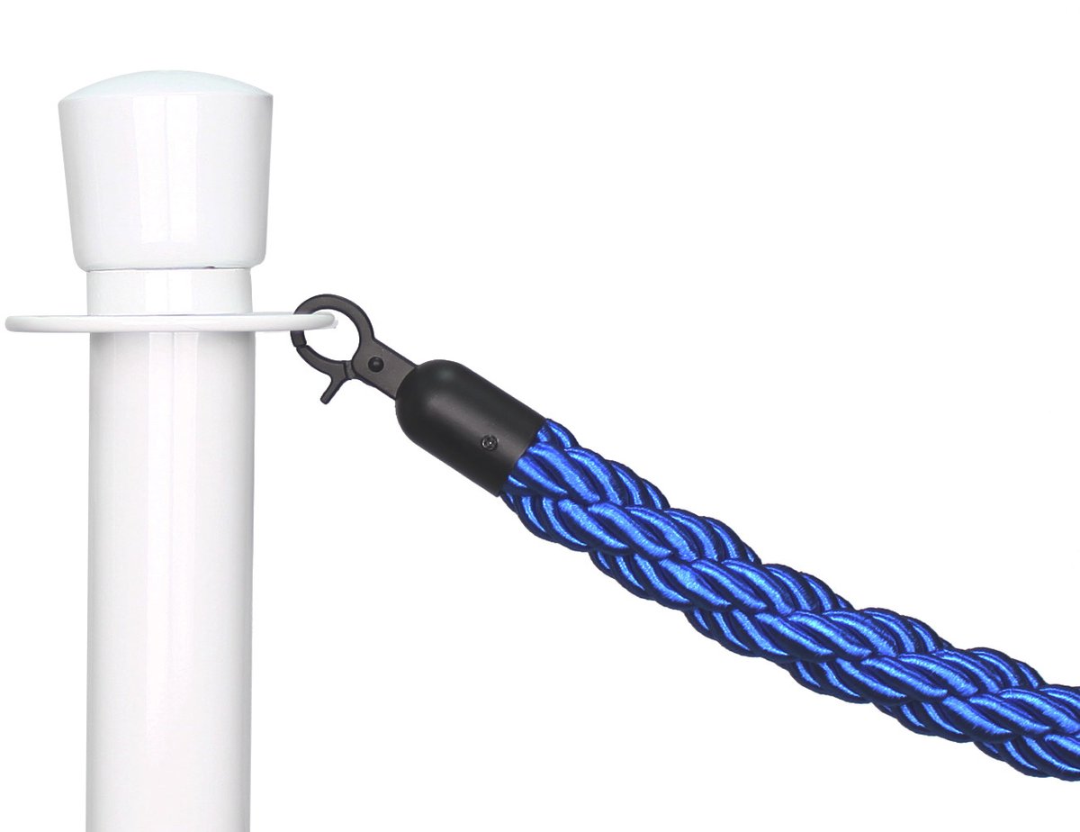   | Afzetkoord Gedraaid | Zwart - Blauw